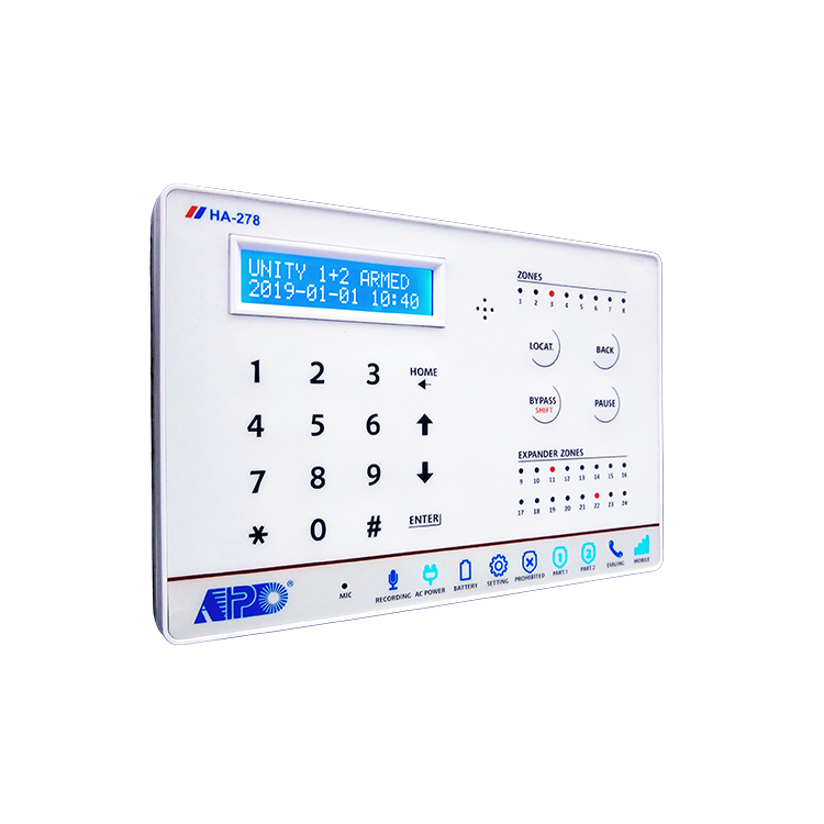 Home Security Zones - HA-278-D Sistema de Seguridad para el