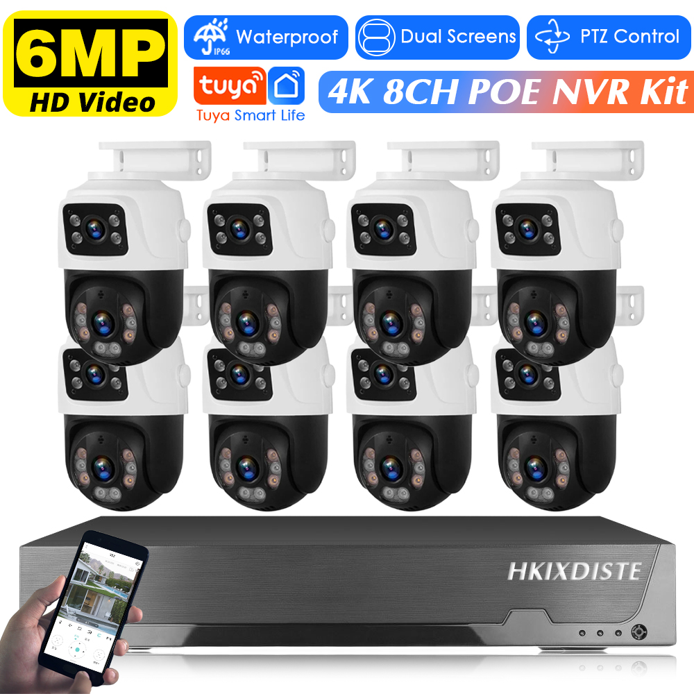 Nvr Kit 8 Channel - Sistema de videovigilancia inteligente H.265, 8