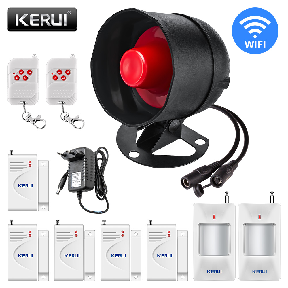 Home Security Zones - KERUI Tuya WIFI inteligente inalámbrico sistema