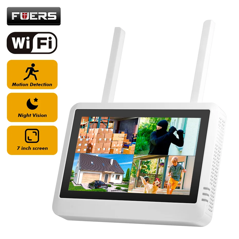 Home Security And Cctv - Sistema de seguridad NVR inalámbrico FUERS