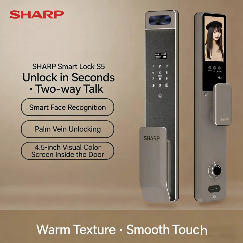 Door Lock Smart Keypad - Cerradura Inteligente Totalmente Automática Sharp S5-FV
