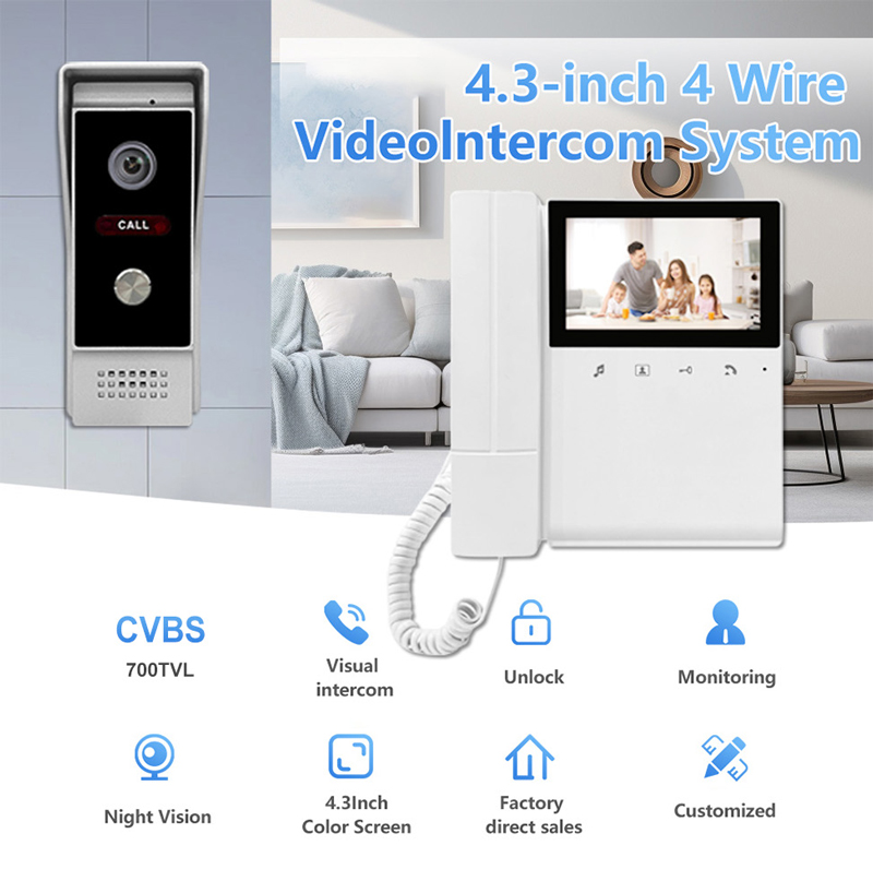 Home Security Uk - Sistema de timbre de intercomunicación para