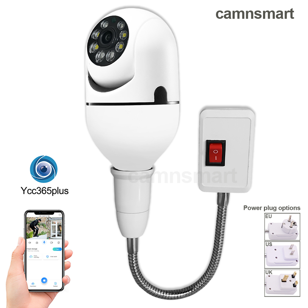 Home Security Uk - Mini cámara Wifi de 3MP, Bombilla