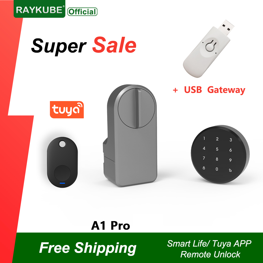 Door Lock Smart Keypad - RAYKUBE A1 Pro Tuya BEL juego