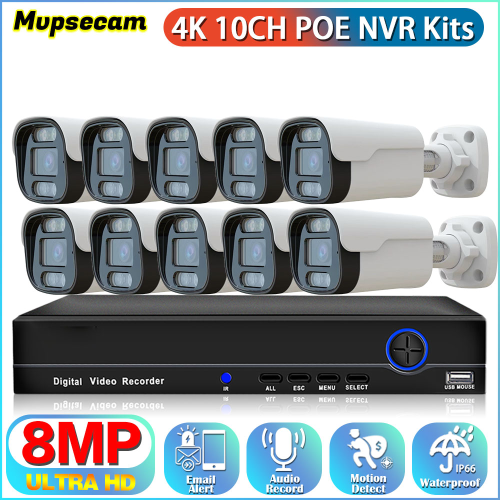 Nvr Kit 8 Channel - Kit NVR POE 4K de 8