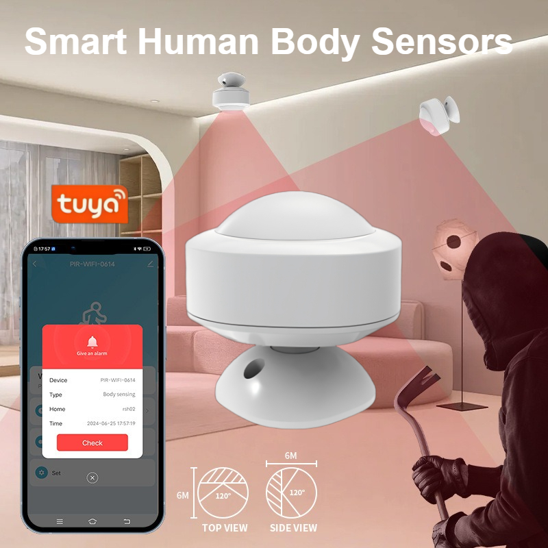 Home Security Radar System - Sensores inteligentes de cuerpo humano Tuya,