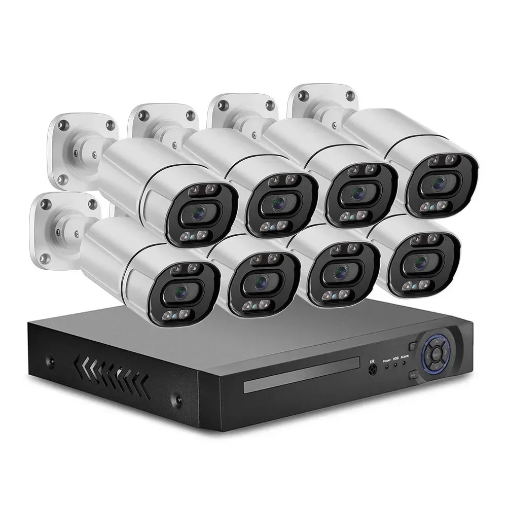 NUEVO Kit de Cámaras IP POE 4K - Nvr Kit 8 Channel reseña y precio