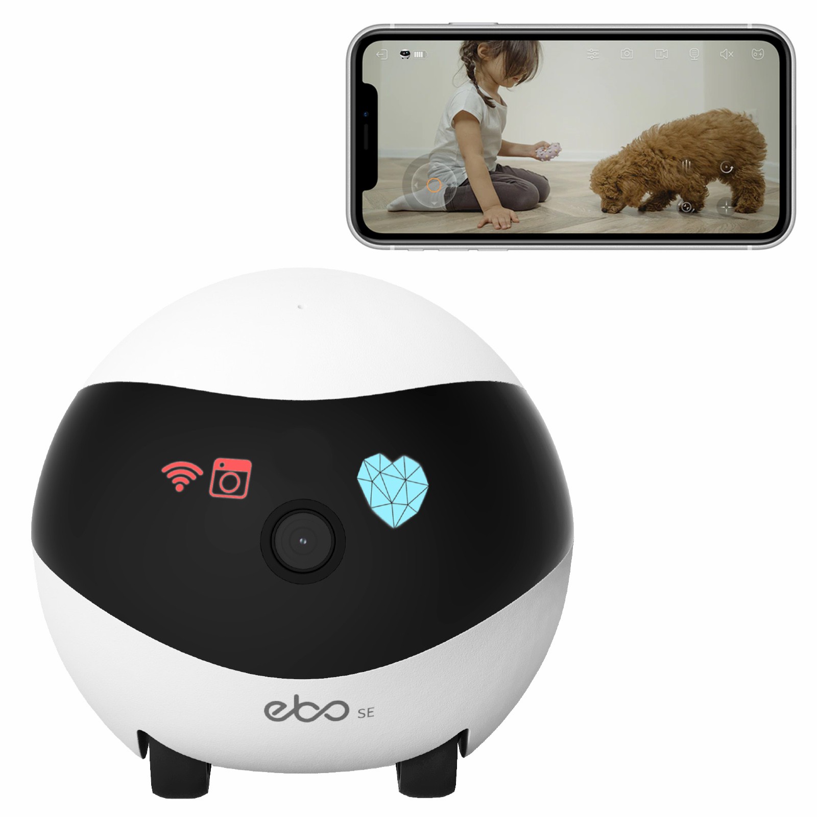 EBO SE Smart Home Robot Compan - Home Security Robots reseña y precio