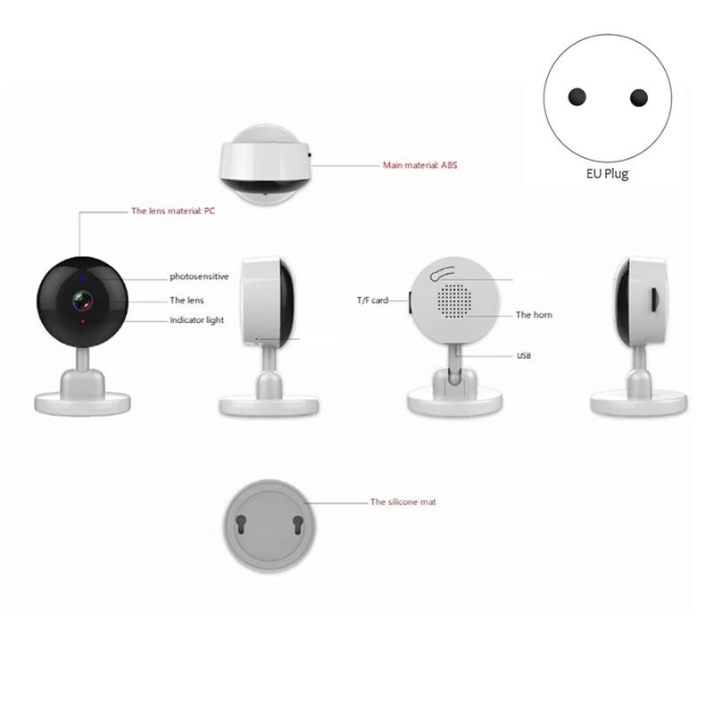 Cámara Wifi Tuya Esencial para - Home Security And Cctv reseña y precio