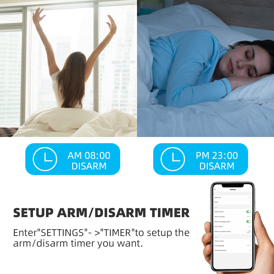 KERUI Tuya WIFI inteligente in - Home Security Zones reseña y precio
