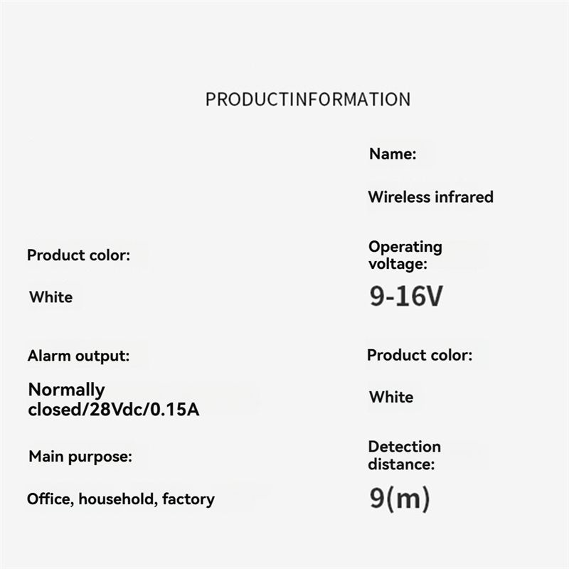 Sensor de Presencia Humana Wif - Home Security Zones reseña y precio