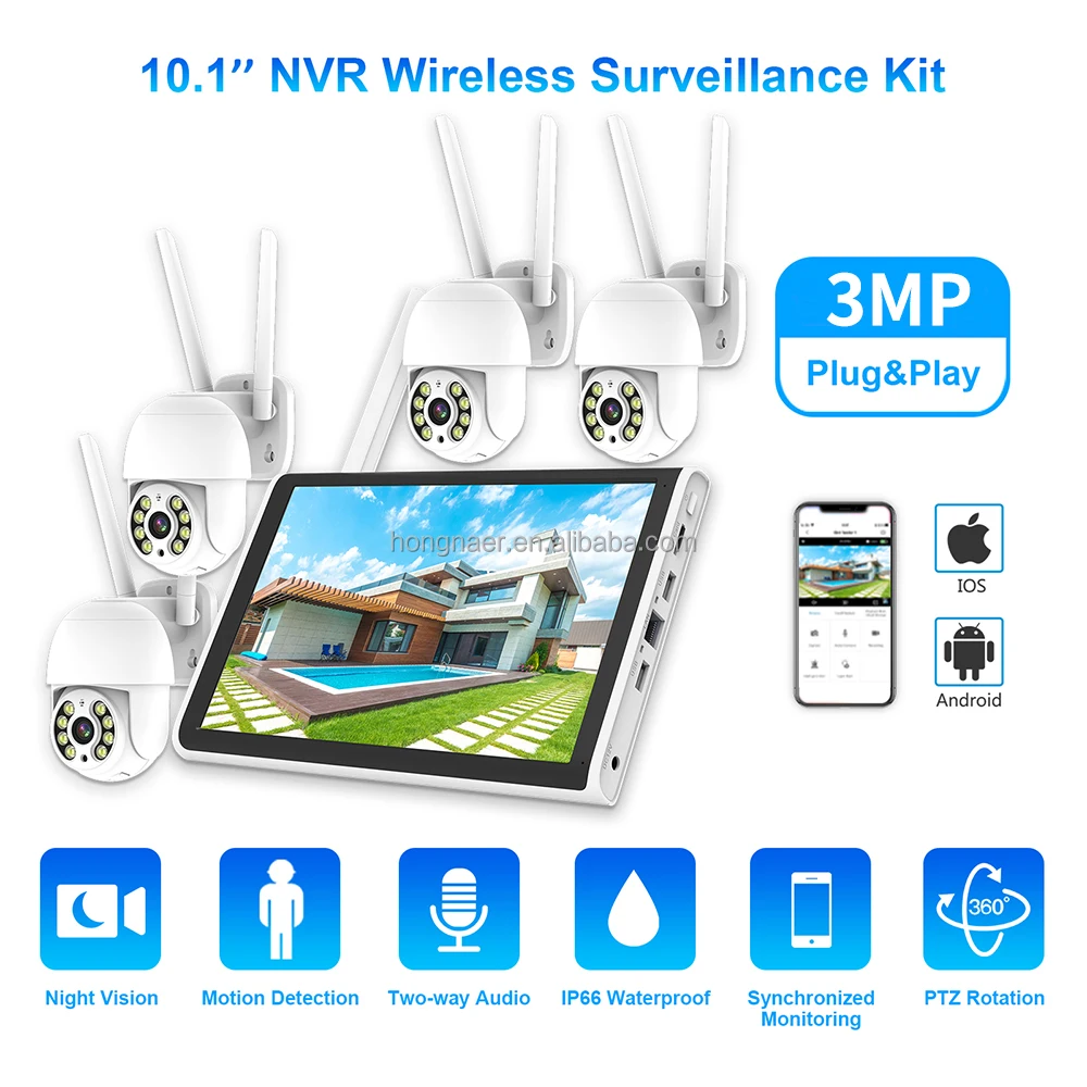 Kit de CCTV Hongnaer 2026, 3MP - Home Security And Cctv reseña y precio