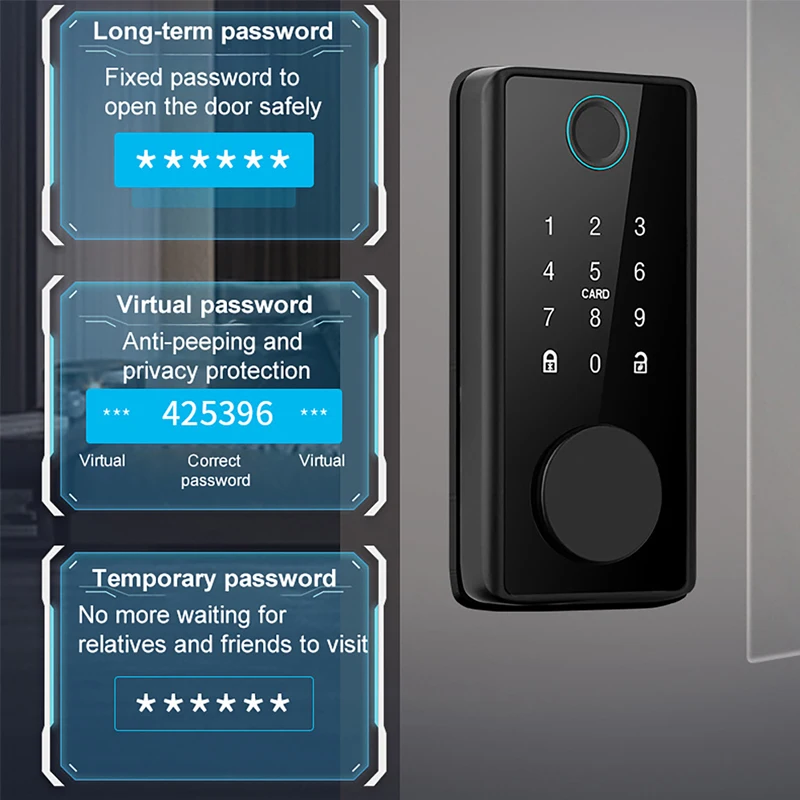 Cerradura de cerrojo inteligen - Door Lock Smart Keypad reseña y precio