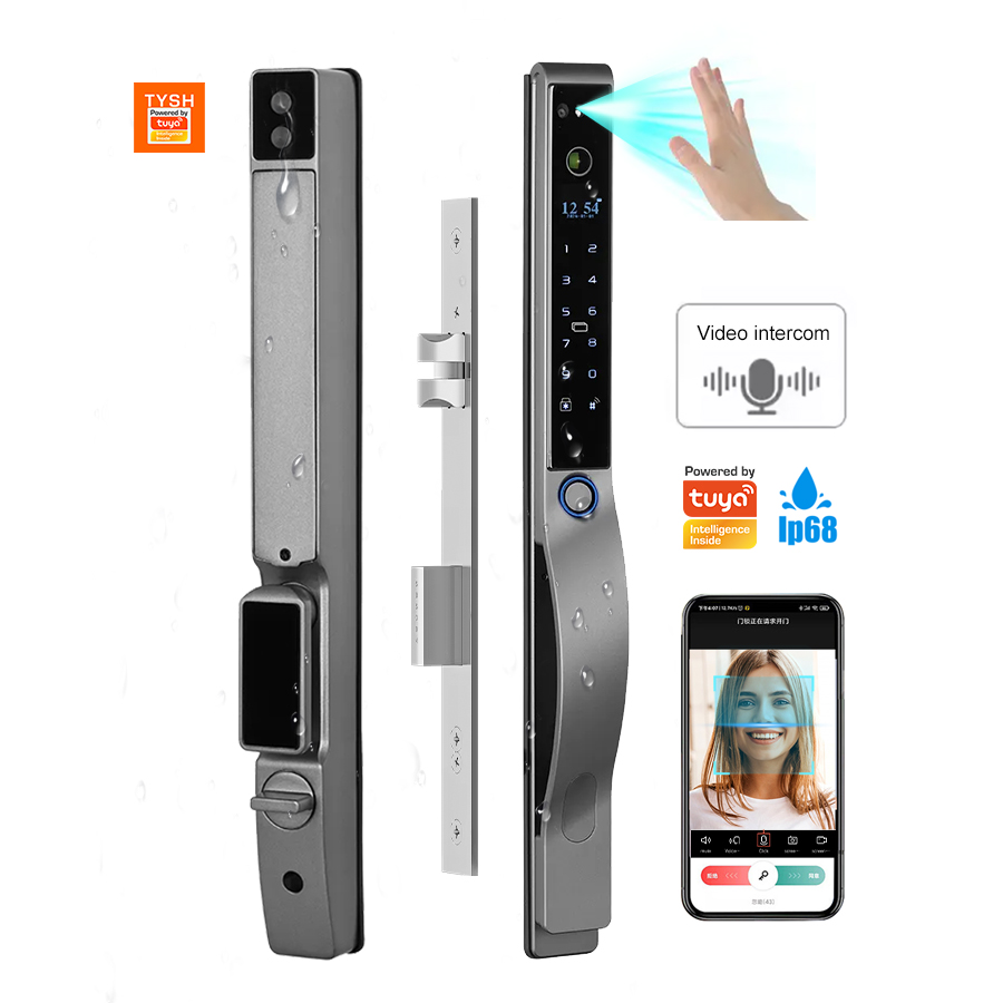 TYSH Tuya impermeable 3D recon - Door Lock Smart Keypad reseña y precio