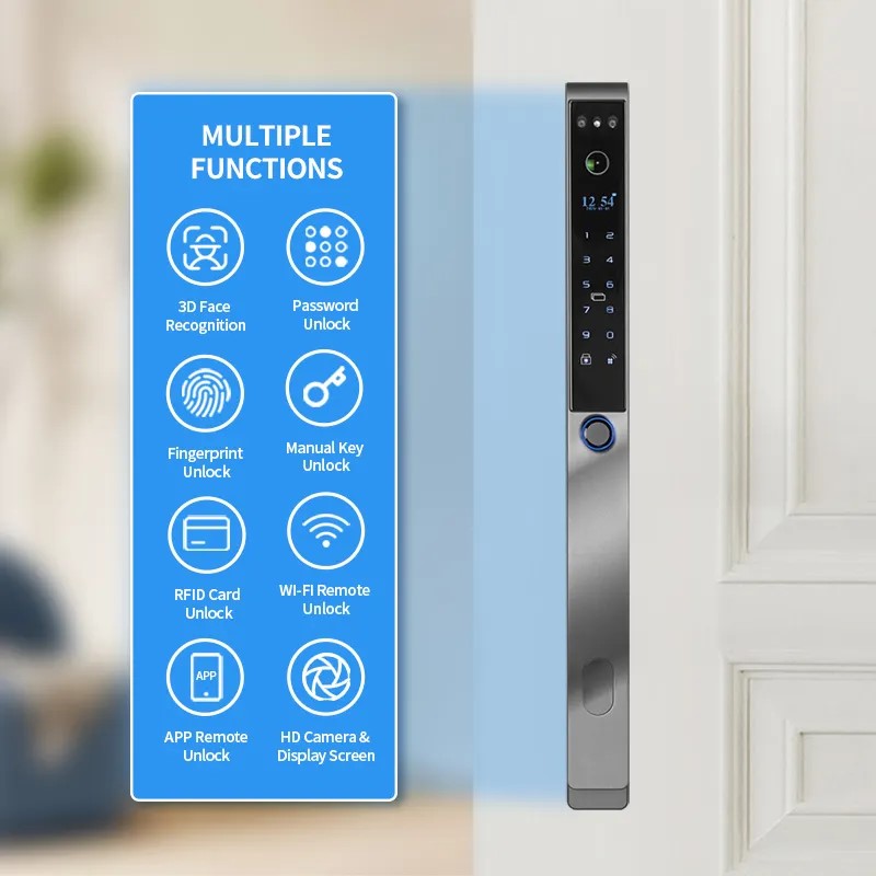 TYSH Tuya impermeable 3D recon - Door Lock Smart Keypad reseña y precio