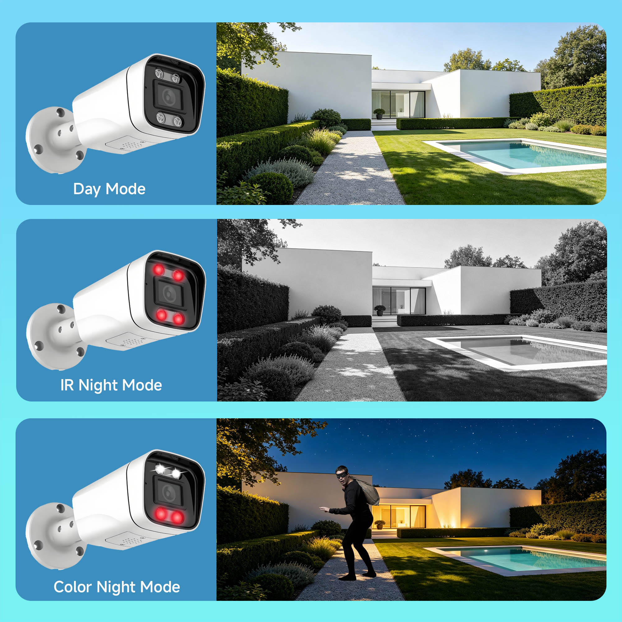 Sistema de Seguridad BFMore 8M - Home Security Video Recording Systems reseña y precio
