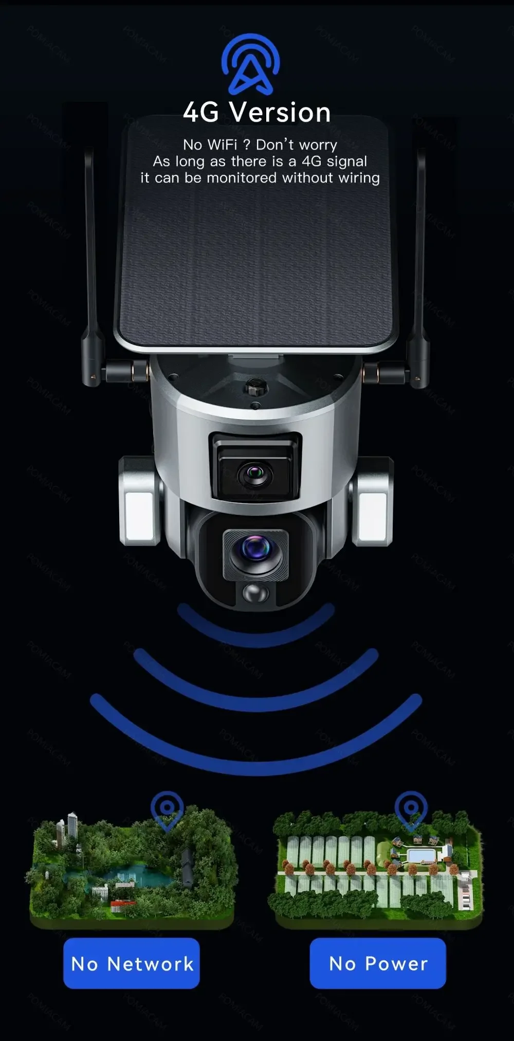 Cámara Solar inalámbrica 4G, l - Home Security Uk reseña y precio
