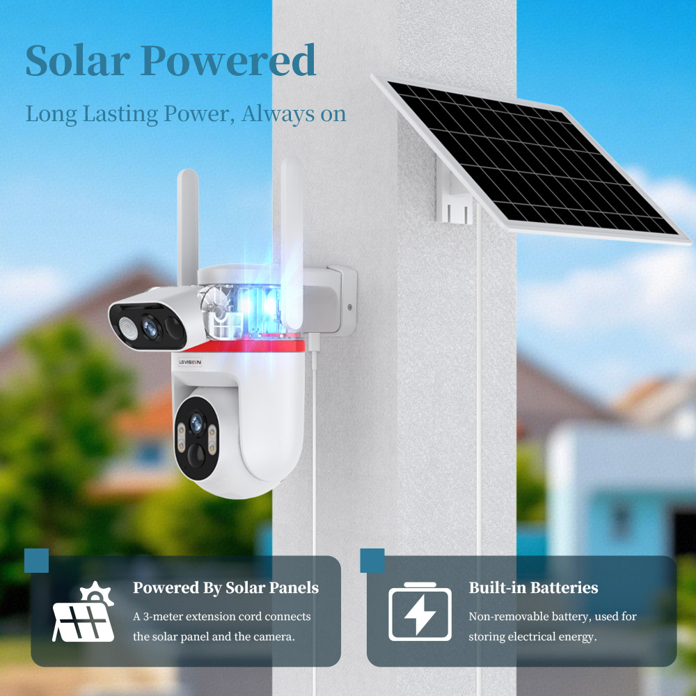 Cámaras de seguridad Solar con - Home Security Zones reseña y precio