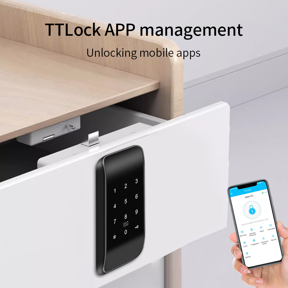 TTLOCK-cerradura de cajón con  - Door Lock Smart Keypad reseña y precio