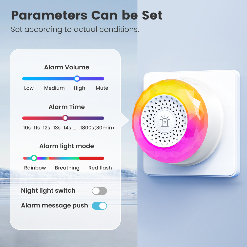 Sirena inteligente Wifi Tuya p - Home Security Uk reseña y precio