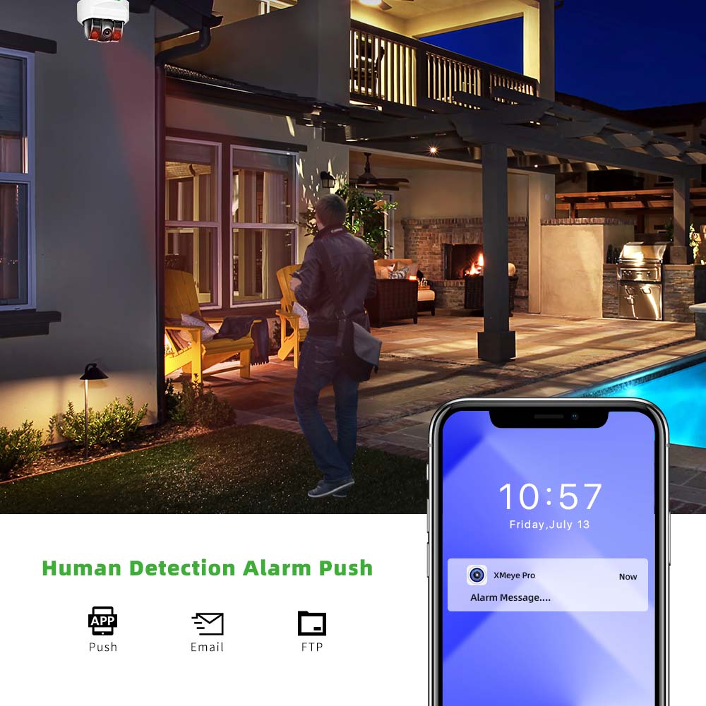 Cámara IP POE C GC PB 4MP, Mic - Home Security And Cctv reseña y precio