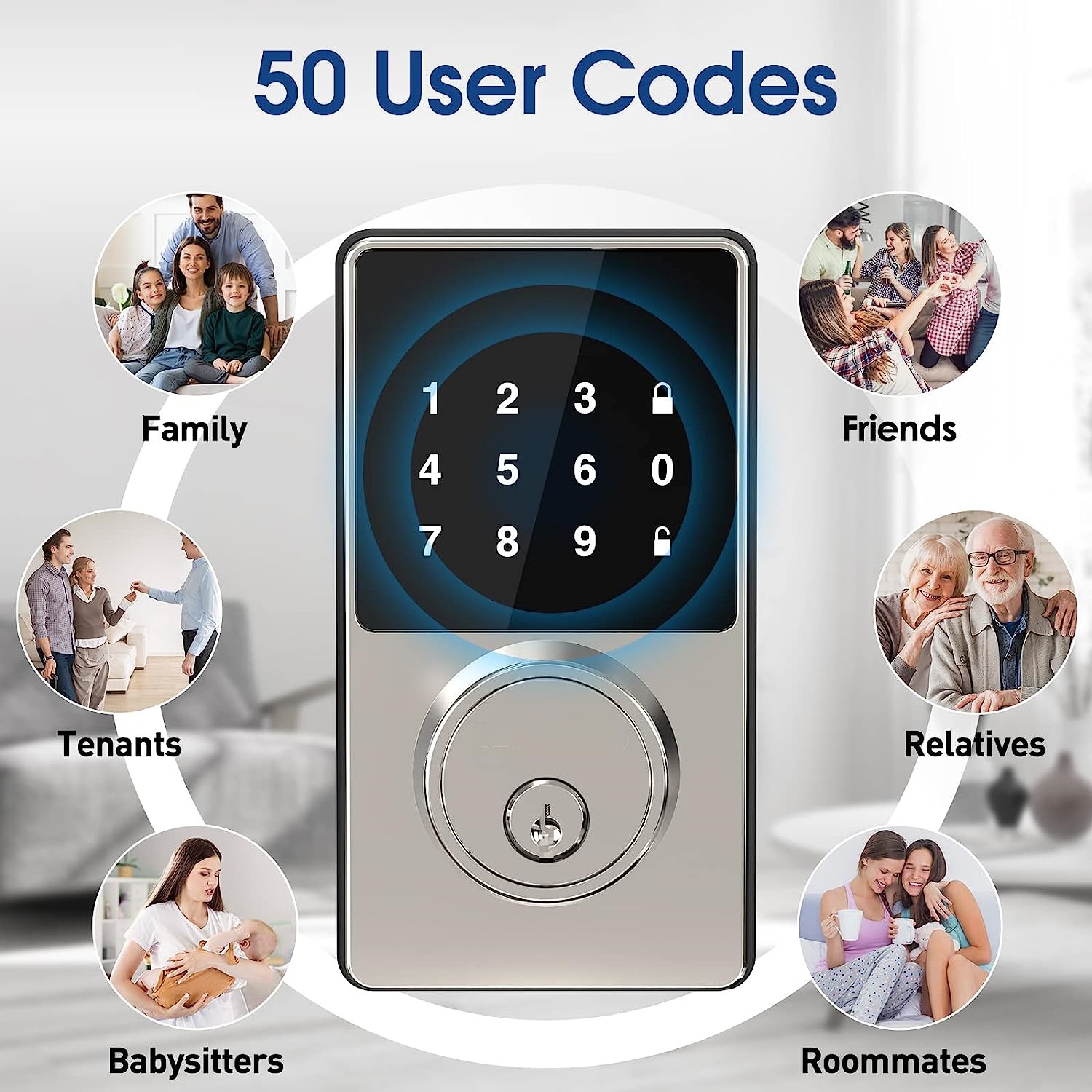 Cerradura Inteligente con Cont - Door Lock Smart Keypad reseña y precio