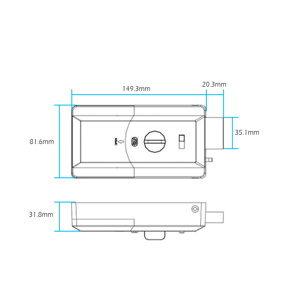 Cerraduras de llanta de puerta - Door Lock Smart Keypad reseña y precio