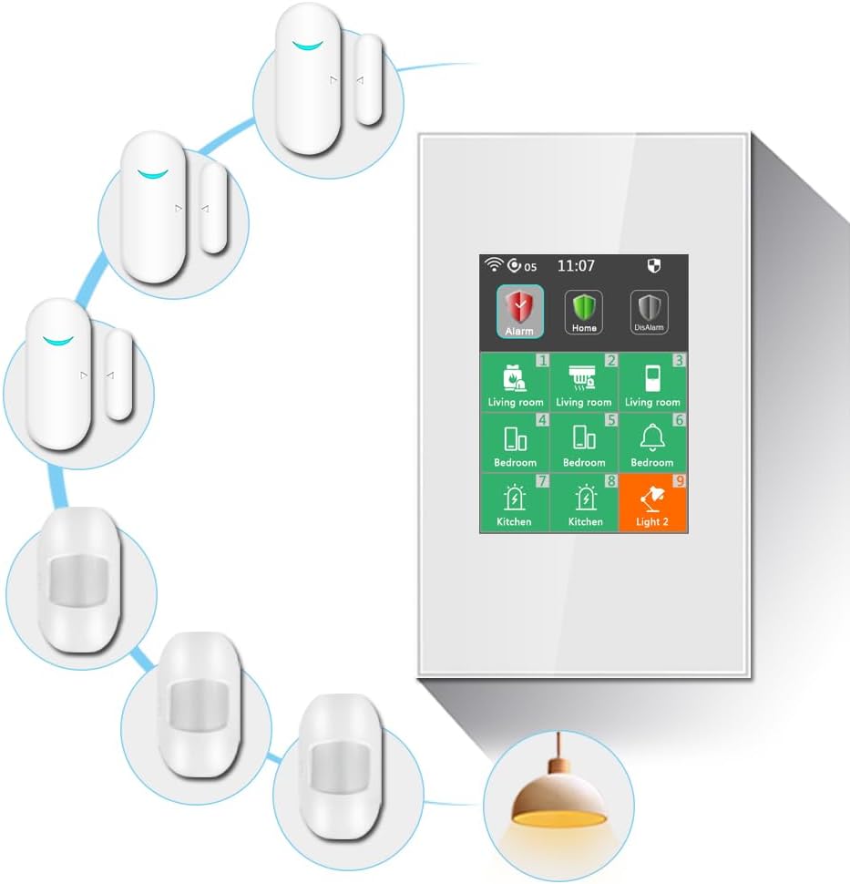 Lanbon LCD interruptor intelig - Home Security Uk reseña y precio